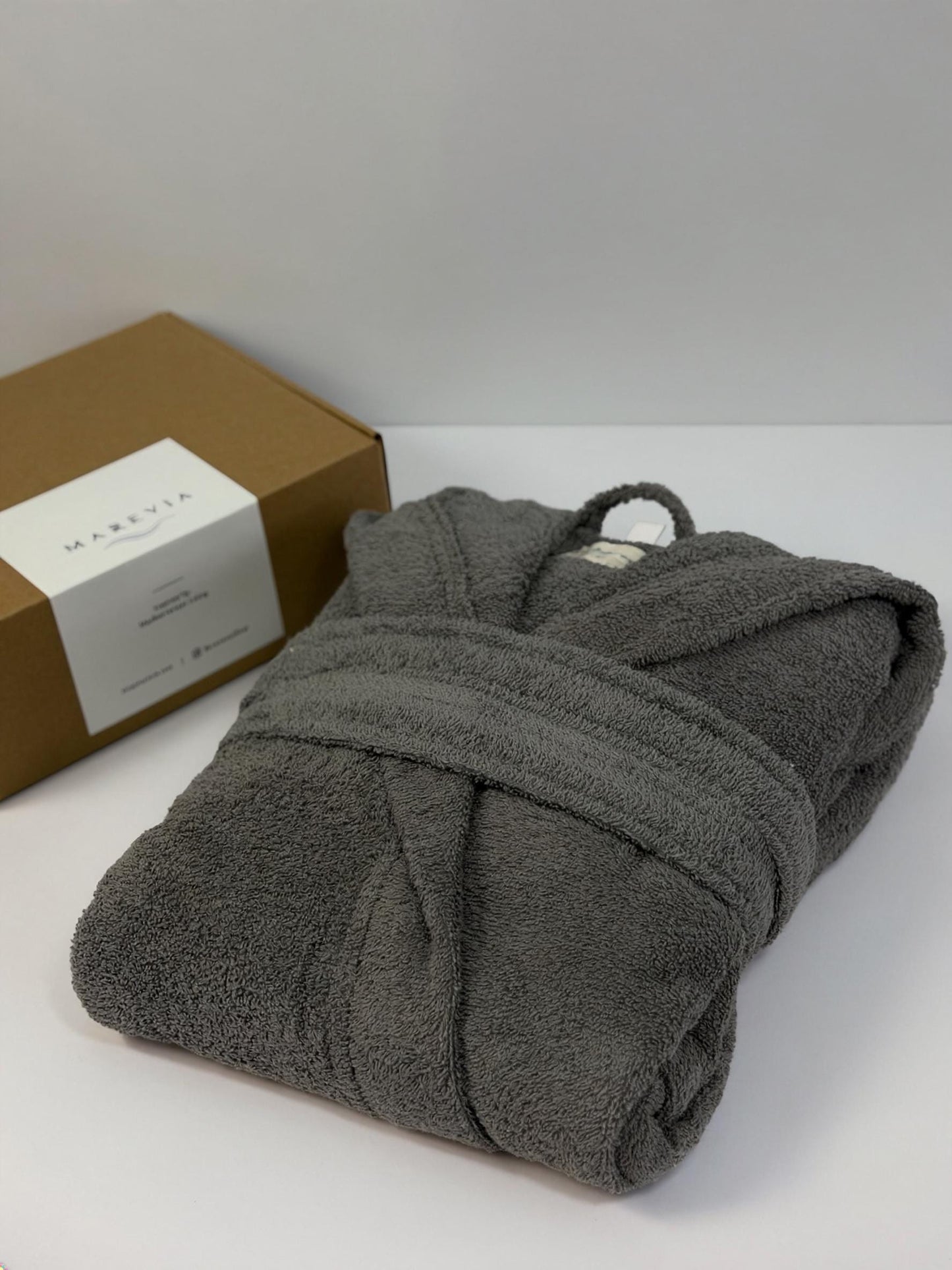 Men's Hooded Turkish Cotton Terry Bathrobe | Cozy Spa Robe for Home